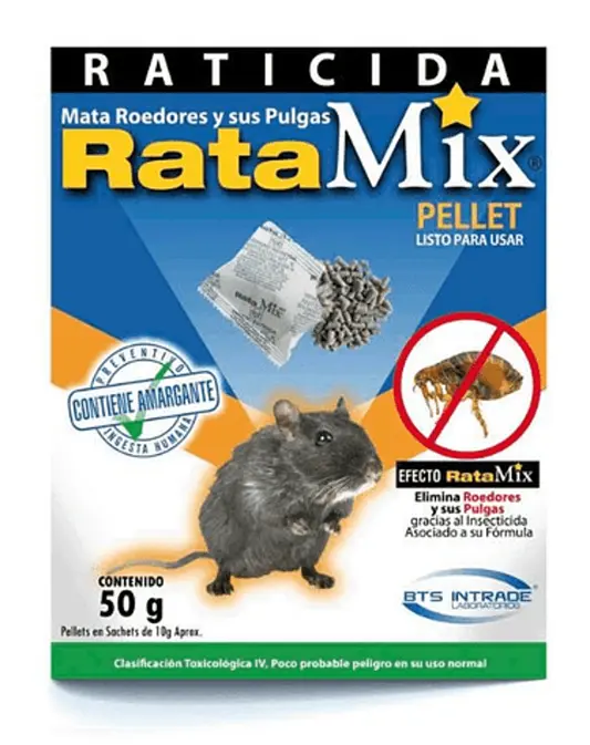 Raticida en Pellet 50g | RATAMIX