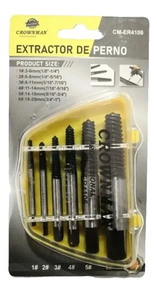 Set Extractor de Perno | CROWNMAN