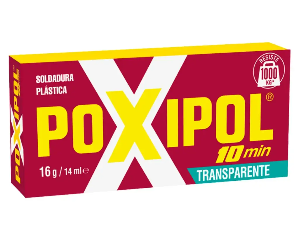 Soldadura Plástica Transparente 16g | POXIPOL
