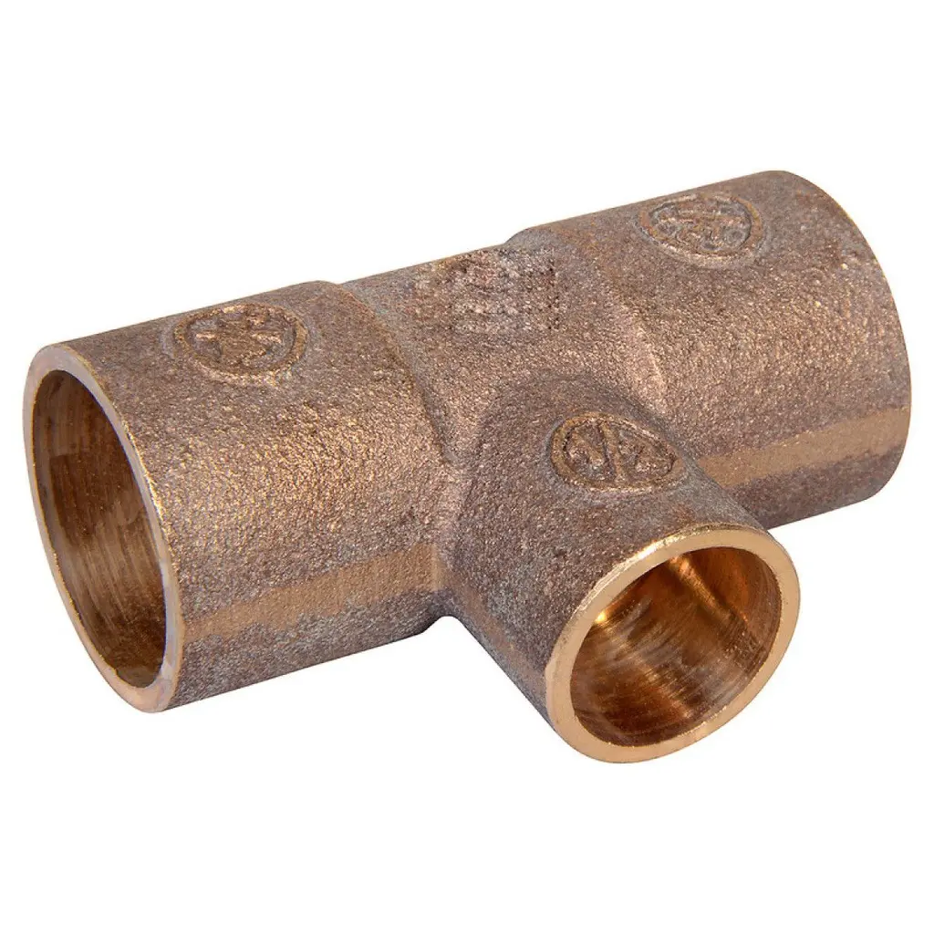Tee Bronce SO-SO-SO 3/4" x 3/4" x 1/2" | TAUMM  