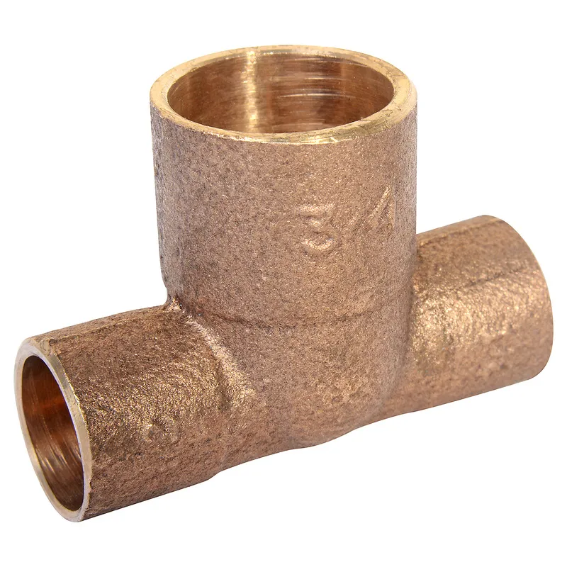 Tee Bronce SO-SO-SO 1/2" x 1/2" x 3/4" | TAUMM  