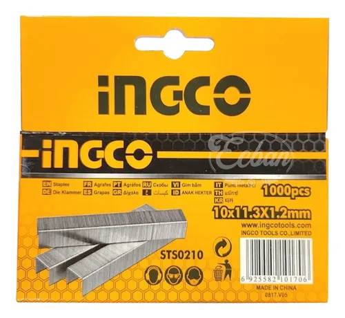 Grapas P/Engrapadora 1.2 x 11.3 x 10mm | INGCO