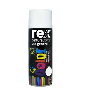 Pintura en Spray Blanco Brillante 400mL | REX