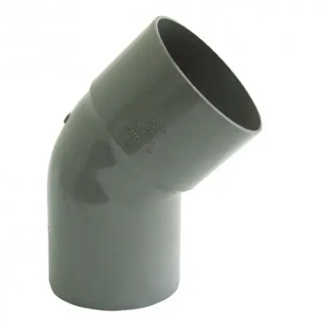 Codo Sanitario PVC 75mm x 45º | HOFFENS