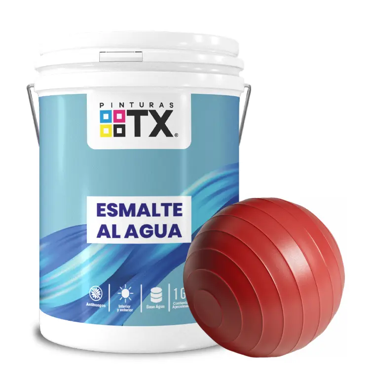 Esmalte al Agua Rojo Colonial 1gal | TX