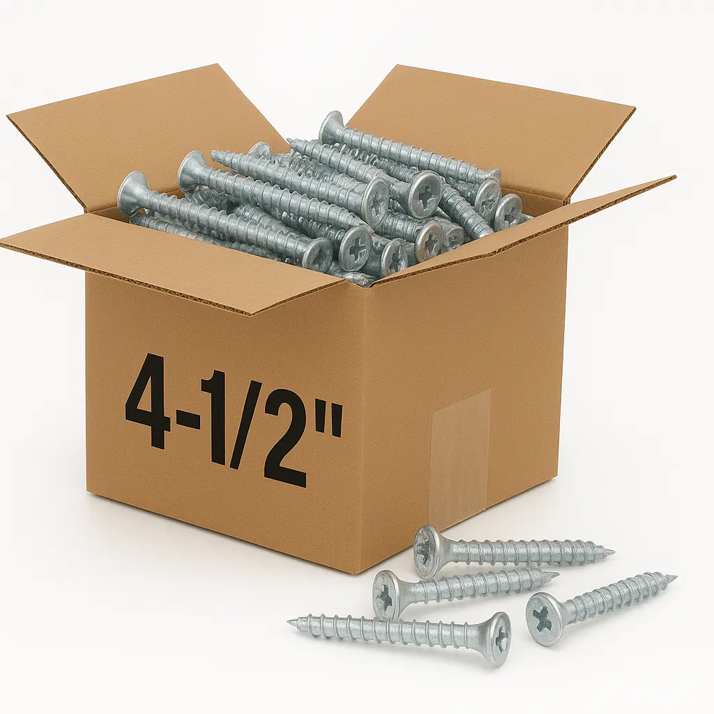 Tornillo CRS Zincado 100u | 10 x 4-1/2"