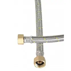 Flexible Para Gas HI-HI 1/2" x 3/8" Izq. x 60cm