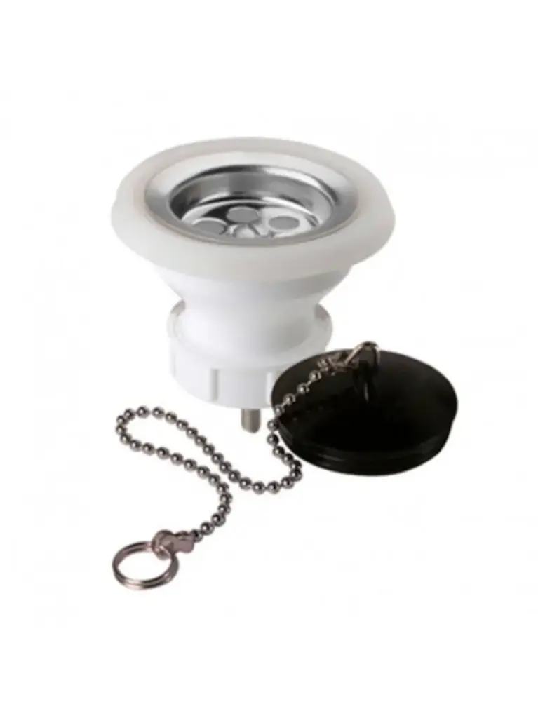 Desagüe Lavaplatos C/Tapón y Rejilla 1-1/2" | HOFFENS