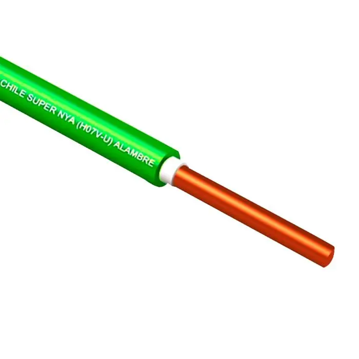 Cable NYA Verde 1.5mm x 1m