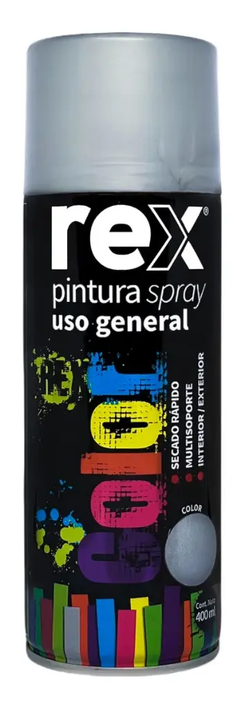 Pintura en Spray Aluminio 400ML | REX