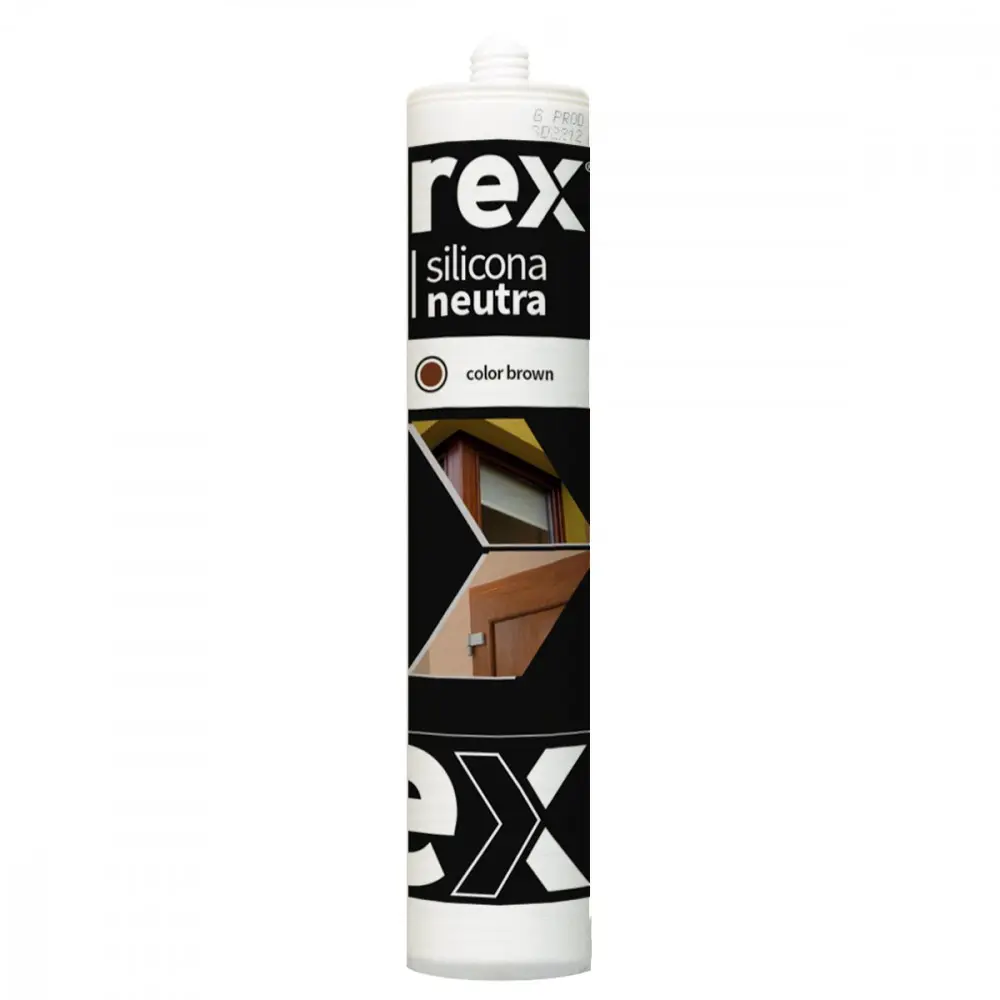 Silicona Acética Titanio C/Fungicida 300mL | REX