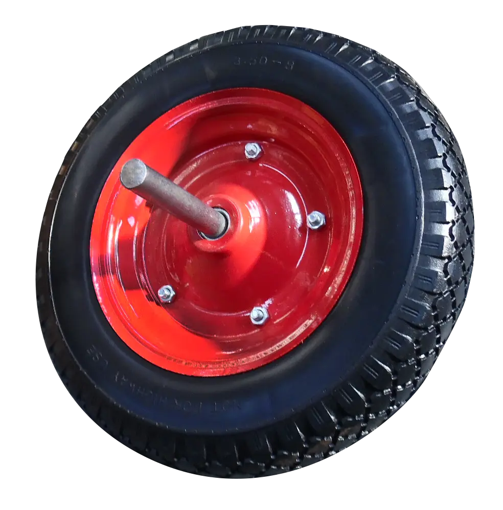 Rueda Carretilla C/Eje 350 x 8