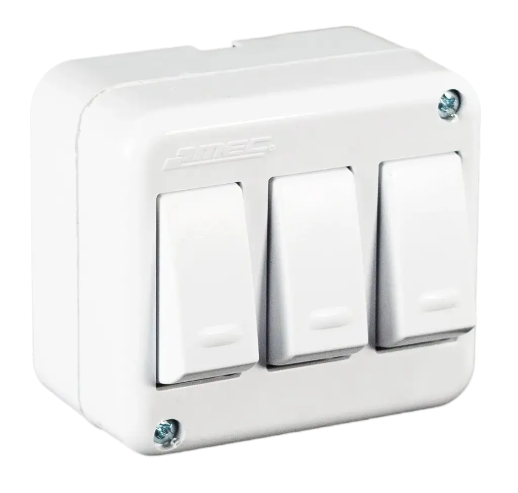 Interruptor Triple Sobrep. 9/32-250V x 10A | MEC