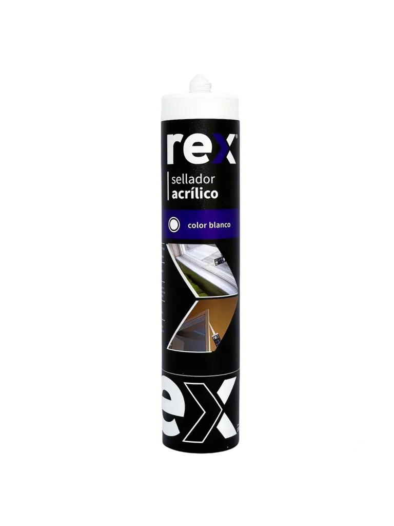 Silicona Acrílica Blanca Pintable 300mL | REX
