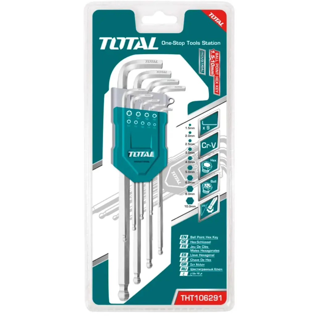 Set (9) Llave Allen | TOTAL