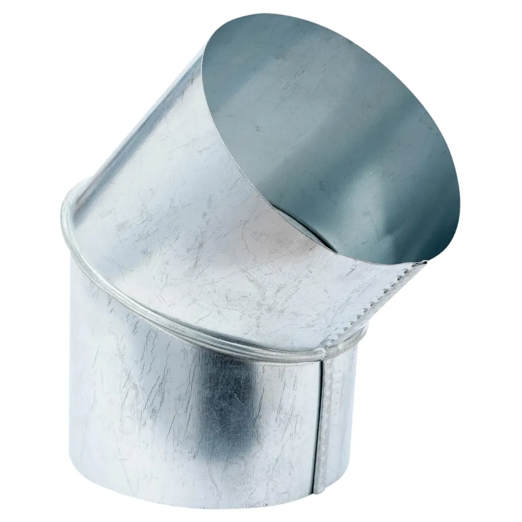 Codo Galvanizado 5" x 45°