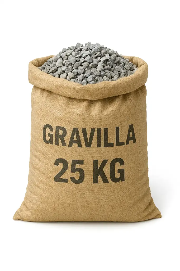 Gravilla Saco 25kg / Carretilla