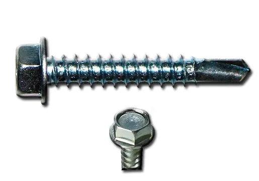 12 x 2" Unidad de Tornillo Hexagonal P. Broca
