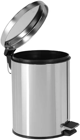 Basurero de Pedal Acero Inoxidable 5L