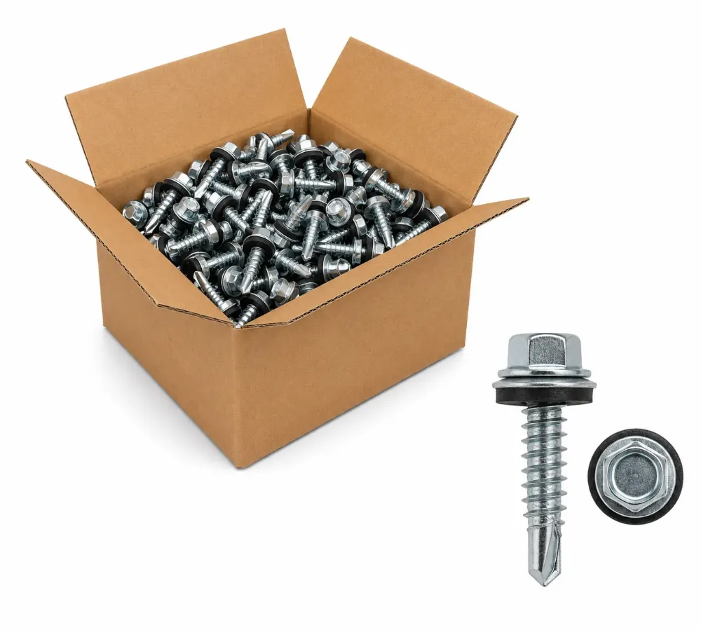 12 x 3/4" Tornillo Hexagonal P. Broca 100u