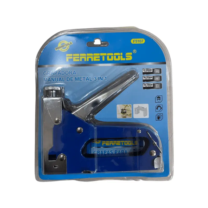 Grapadora Manual Metálica 4-14mm | FERRETOOLS 