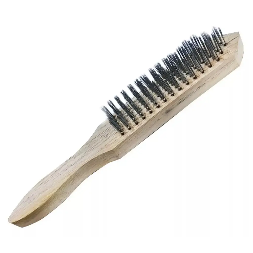 Escobilla de Acero Mango de Madera