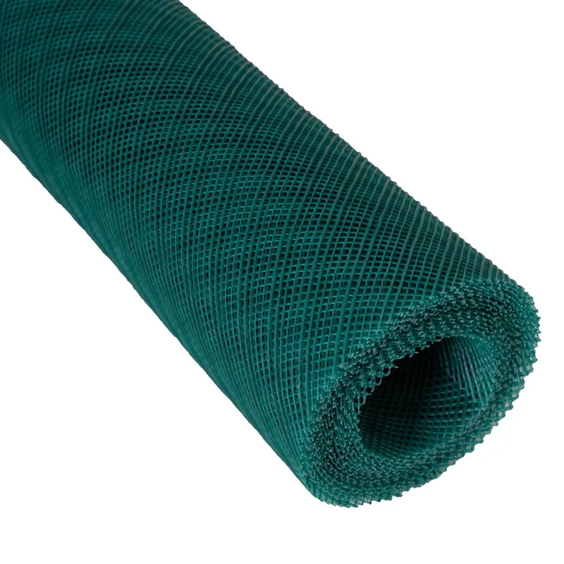 Malla Mosquitera Plástica Verde Oscuro 1.25 x 1m 
