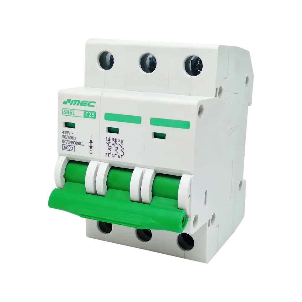 Int. Automático Tripolar RUP. 6KA Curva C 3P/25A | MEC 