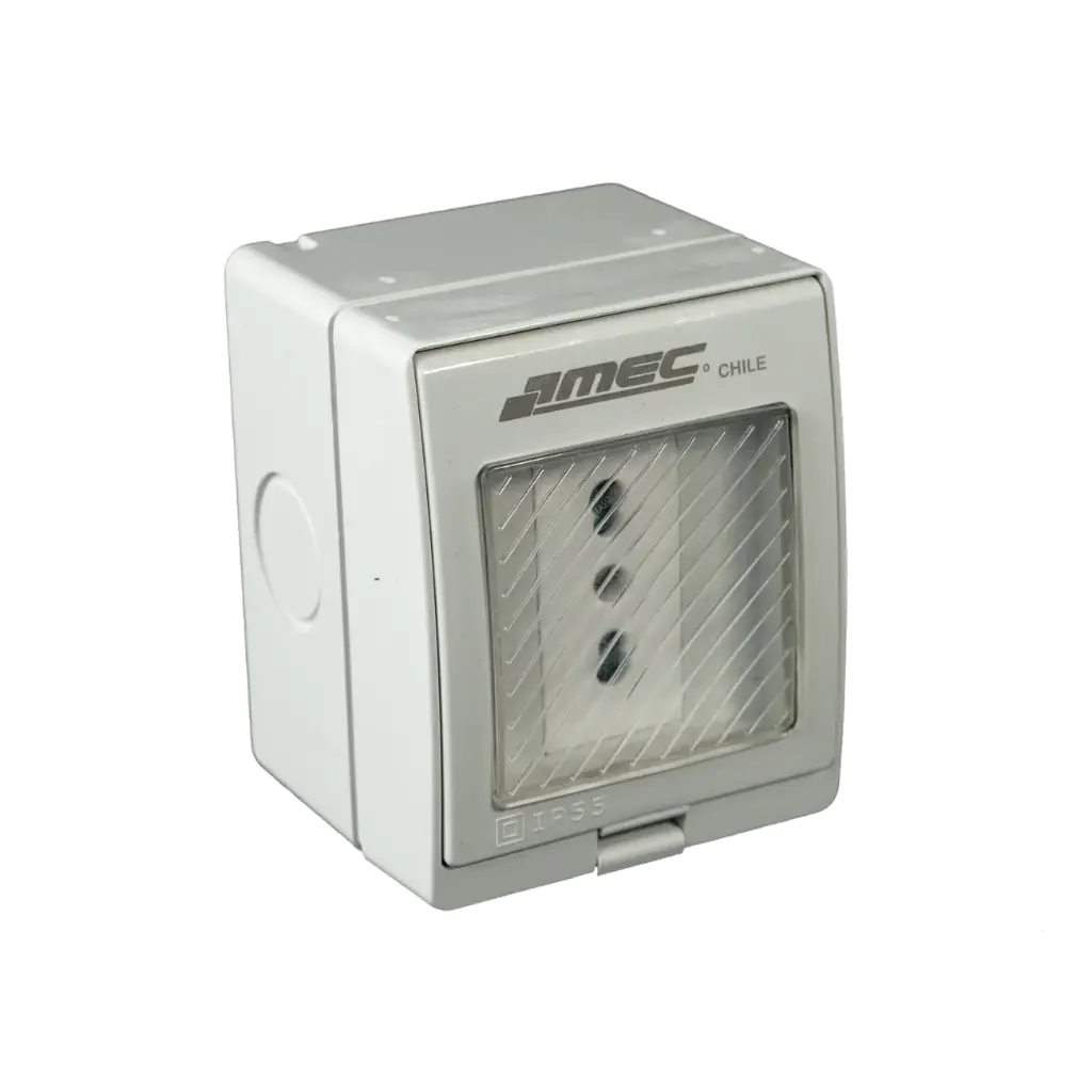 Tomacorriente Simple 10/16A Hidrobox IP55 | MEC