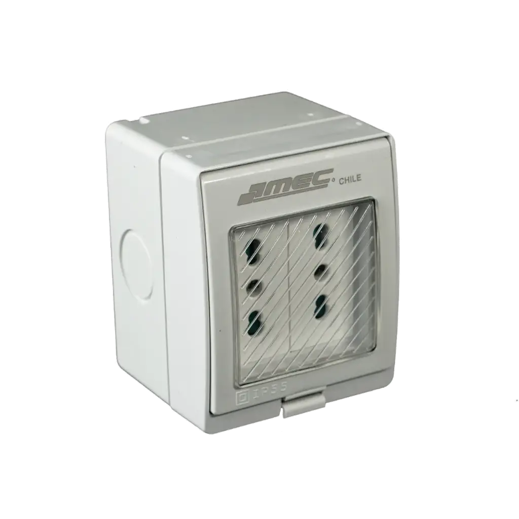 Tomacorriente Doble 10/16A Hidrobox IP55 | MEC