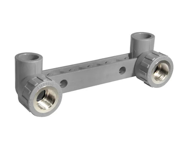 Codo Doble PPR SO-HI 20mm x 1/2" 