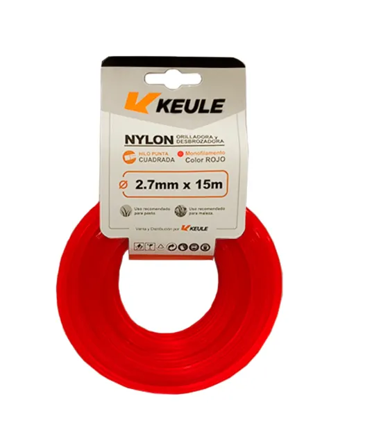 Rollo Nylon Redondo Orilladora 2.4mm x 15m