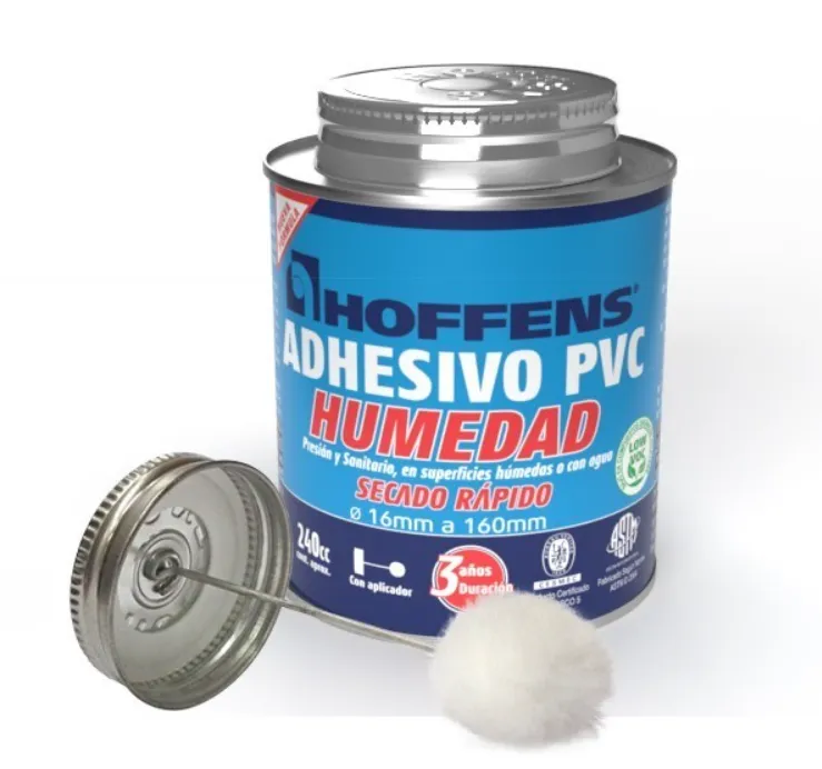Adhesivo PVC Humedad Lata C/Aplicador 240cc