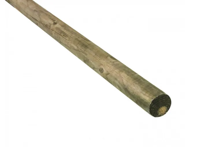 Polin Impregnado Descortezado 3-4" x 2.4m