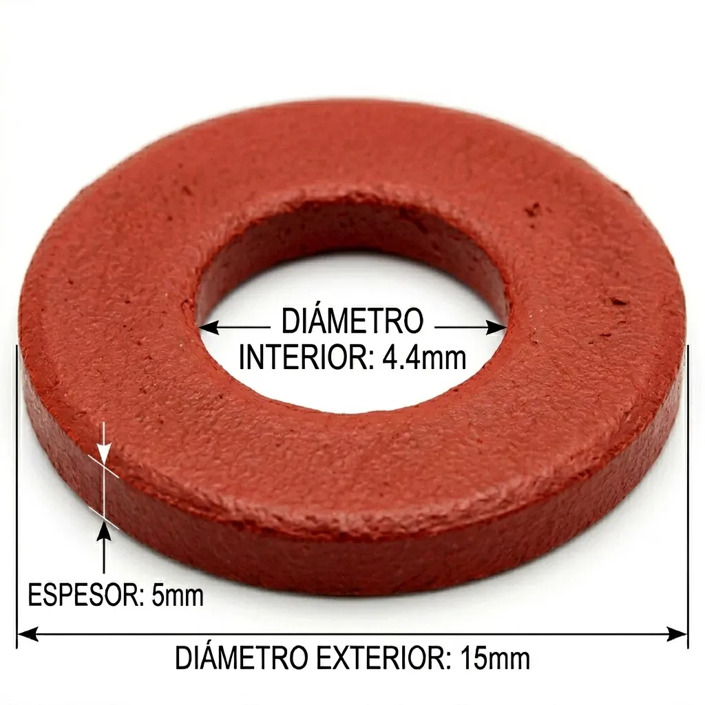Golilla de Goma Roja Para Llaves