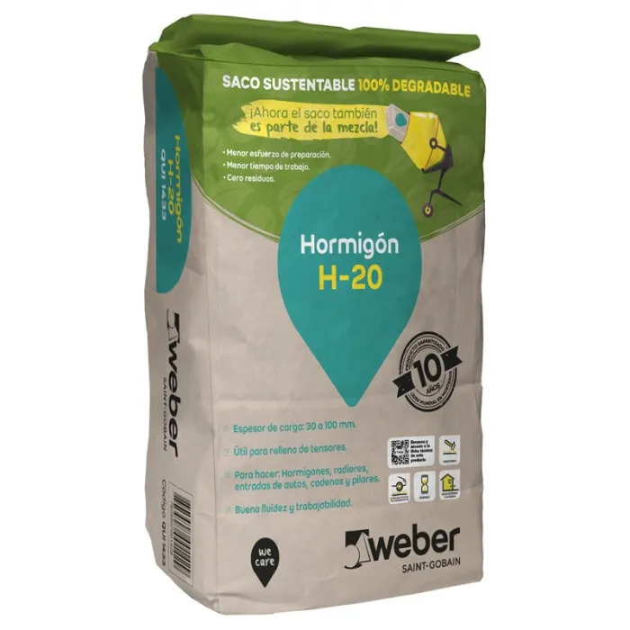 Hormigón H20 (Mortero)