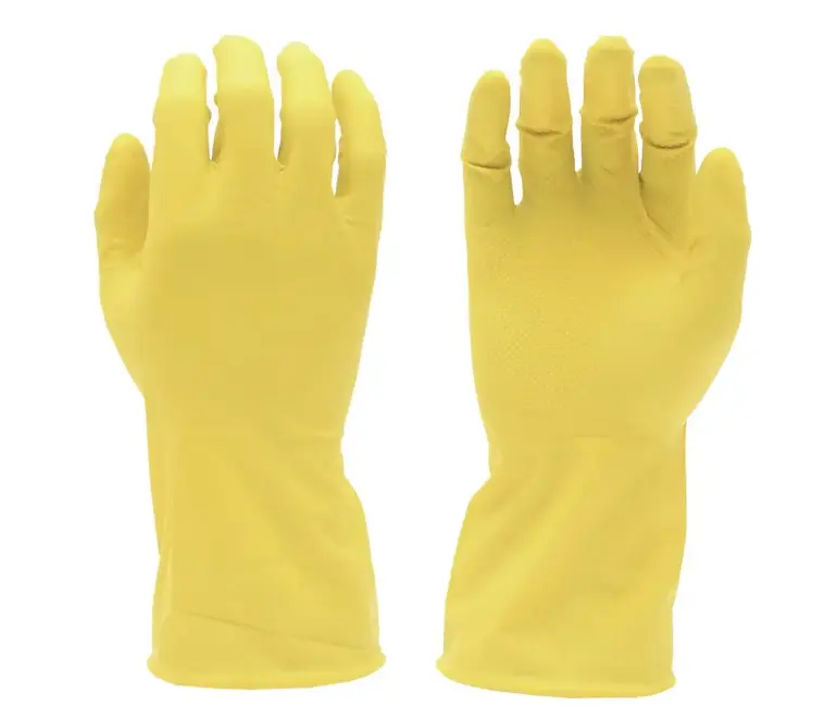 Guante Domestico Amarillo Talla M