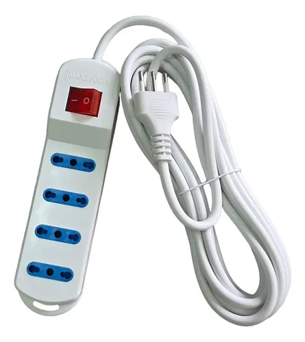 Extensión Eléctrica Tipo Zapatilla 5 Tomas  5m