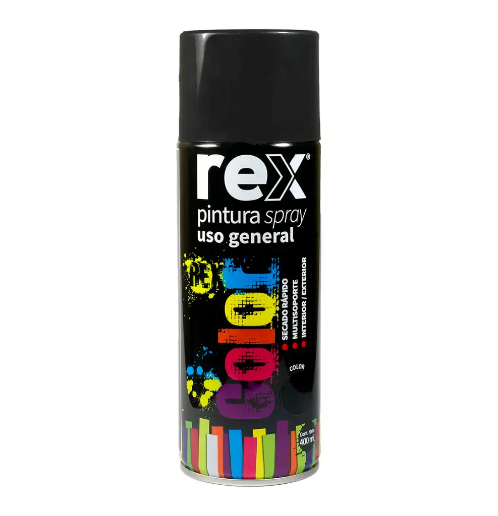 Spray Negro Mate 400mL