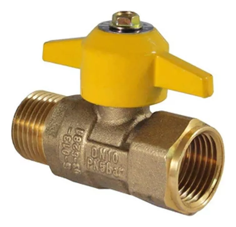 Llave de Paso P/Gas HI-HE 1/2"