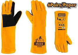 Guantes Soldador Largo 16"INGCO