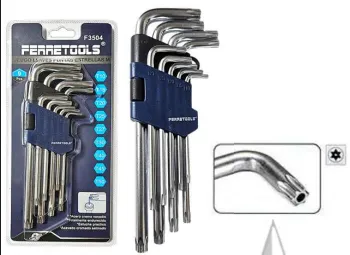 Set (9) Llave Punta Estrella (L) | FERRETOOLS