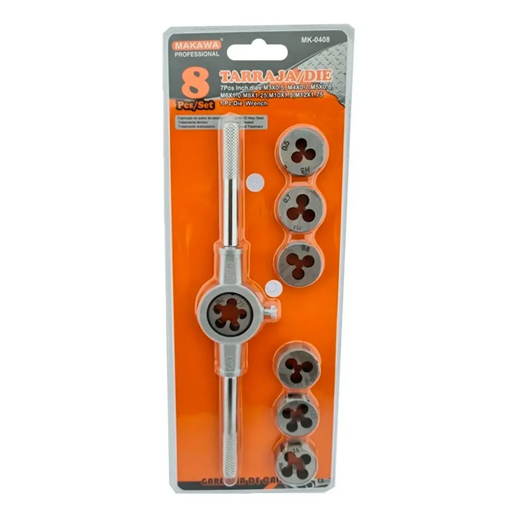Set (7) Tarraja Hembra Para Hilo Exterior