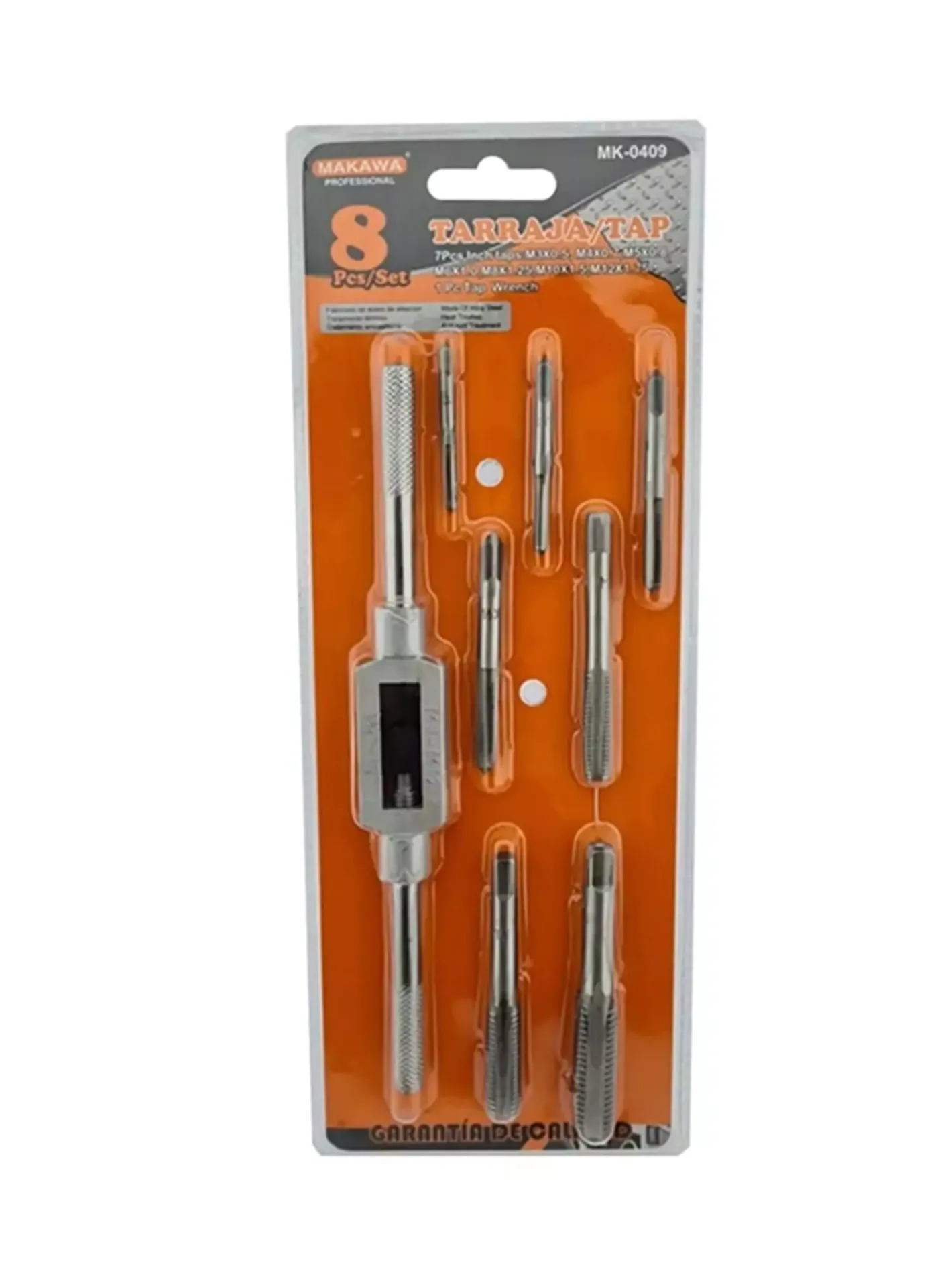 Set (7) Tarraja Macho Para Hilo Interior