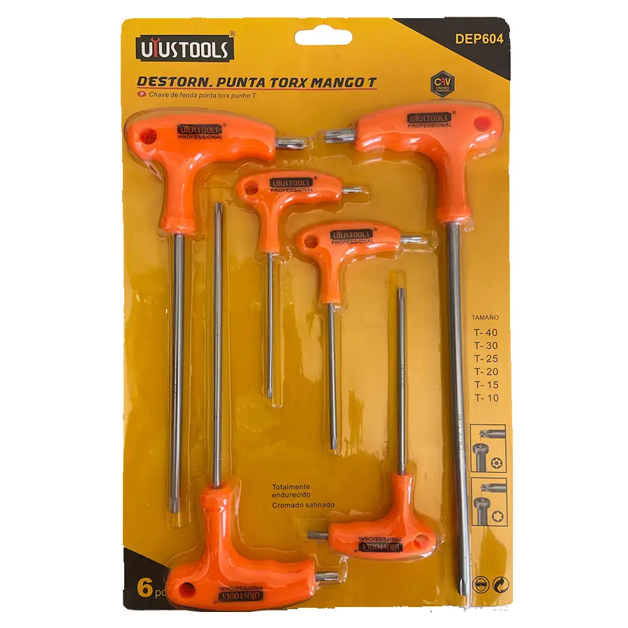 Set (6) Destornilladores Punta Torx