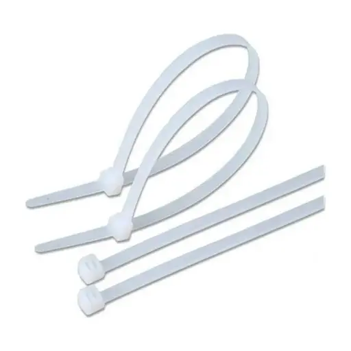 Amarra Plástica Blanca 2.5 x 140mm