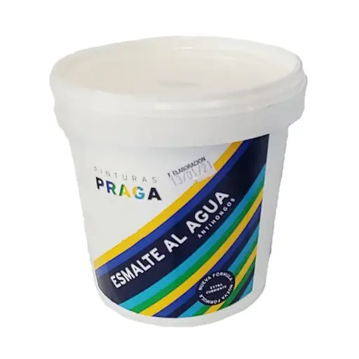Esmalte al Agua Blanco 1gal | PINTURAS PRAGA