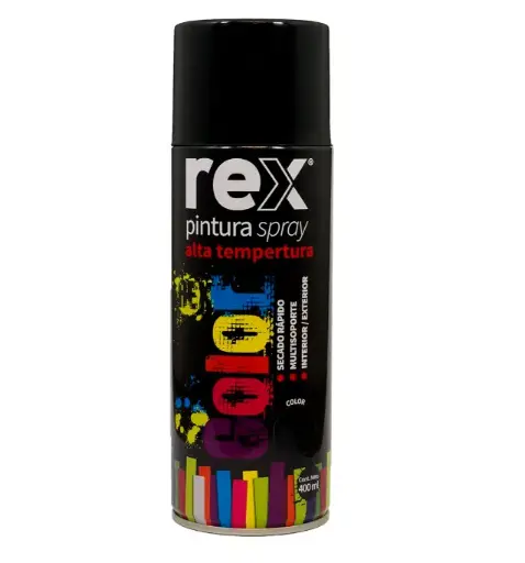 Spray Negro Alta Temperatura 400mL