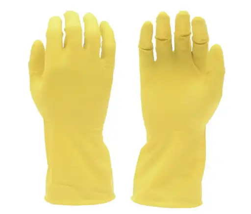 Guante Domestico Amarillo Talla M